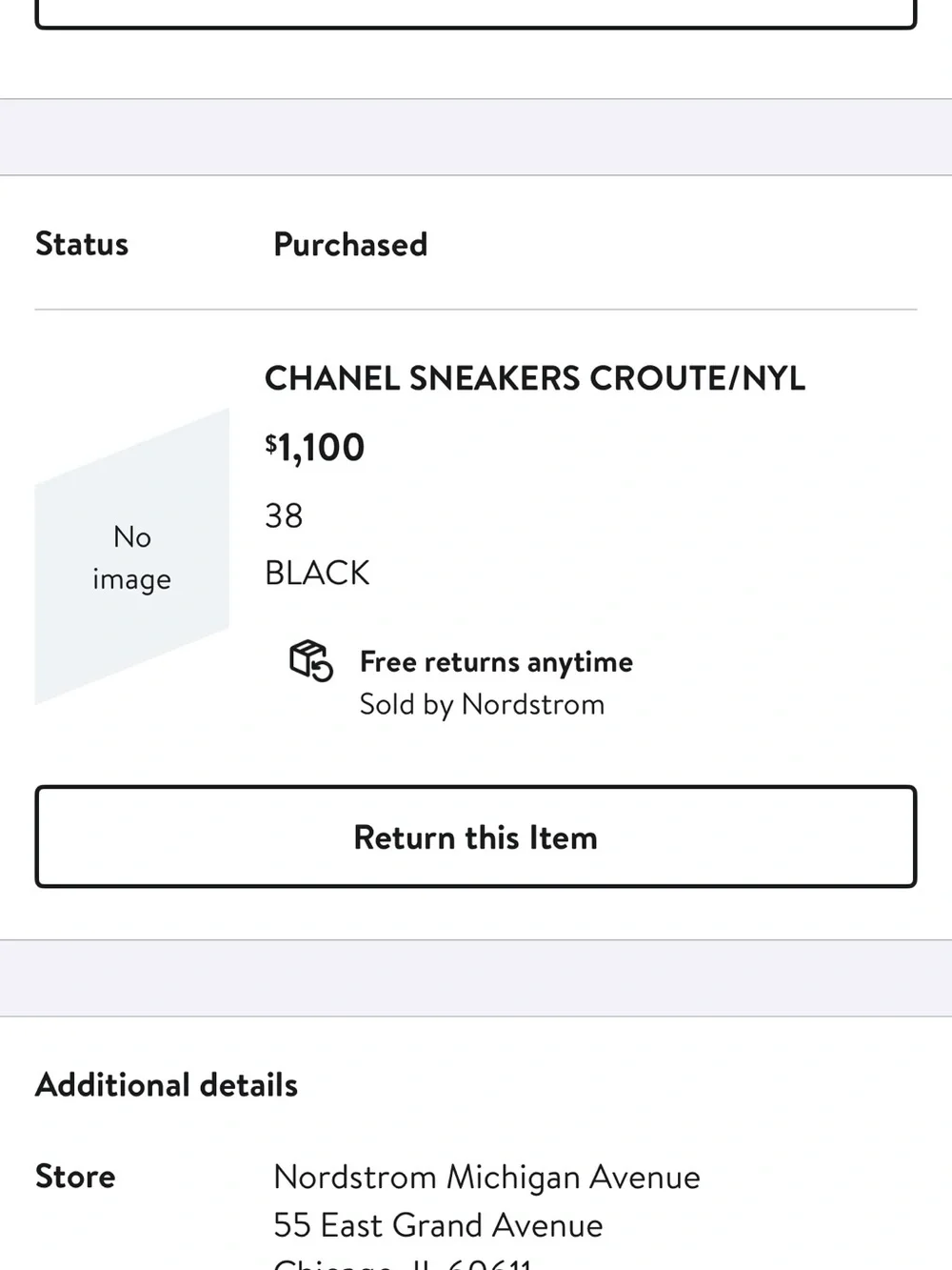 CHANEL Black Suede & Nylon Logo Sneakers